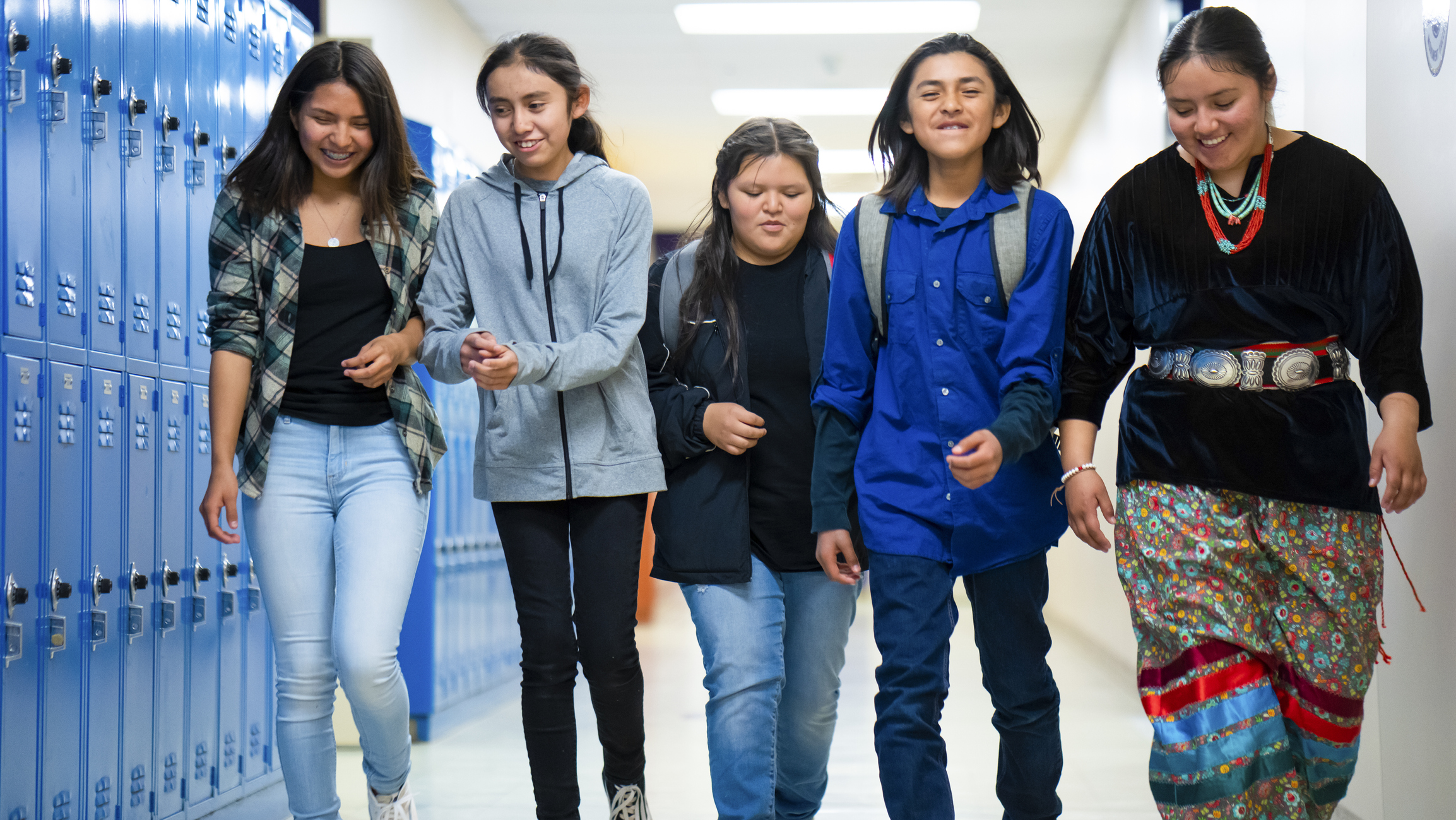 Navajo high school students